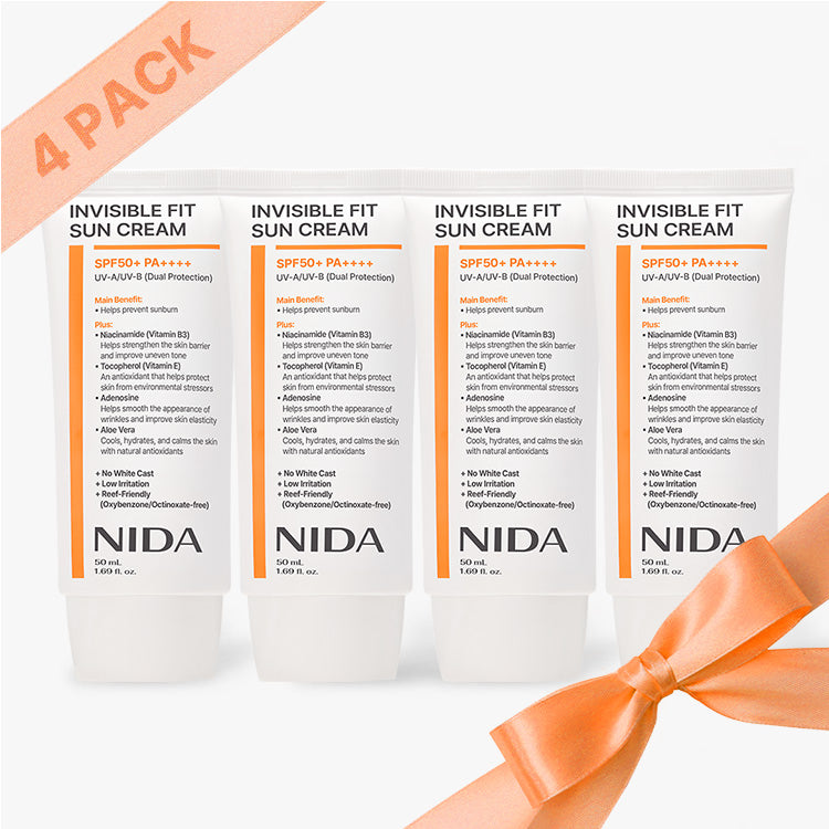 NIDA Invisible Fit Sun Cream (Korean Formula, SPF50+, PA++++) (Global Version)